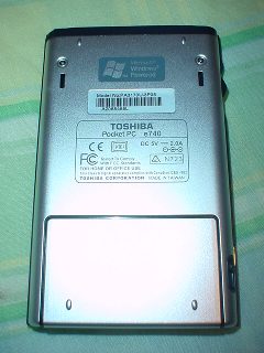 Back end of E740